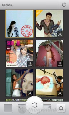 Một số hiệu ứng đẹp camera 360